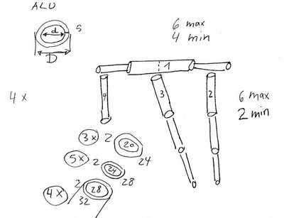 porte-manteau croquis - small